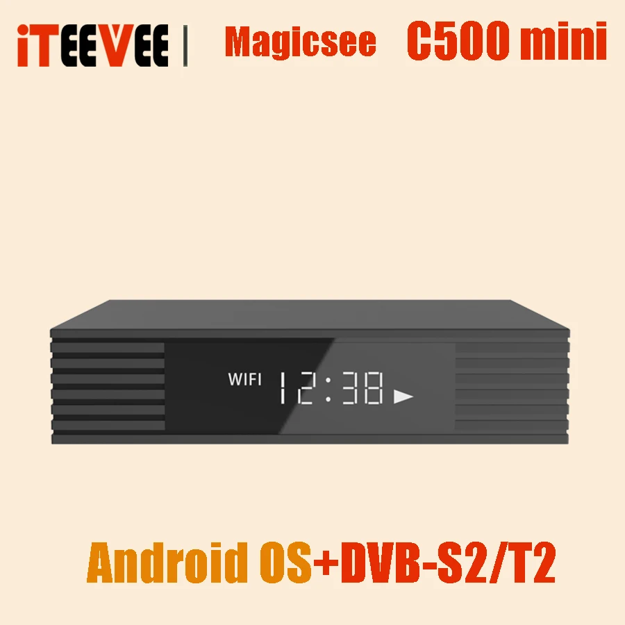 ТВ-приставка C500 MINI 4K Amlogic S905W 1 ГБ 2 Гб ОЗУ 8 ПЗУ 6 Android 9 4G/5G двухдиапазонный Wi-Fi + DVB-S/S2/+