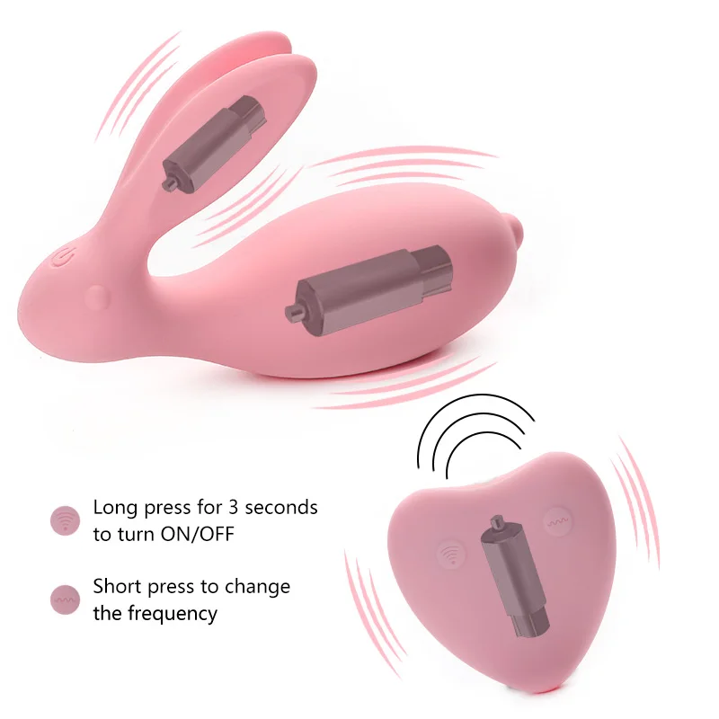 Секс игрушки для женщин яйцо вибратор двоих точка G кролик соска шейкер мощный