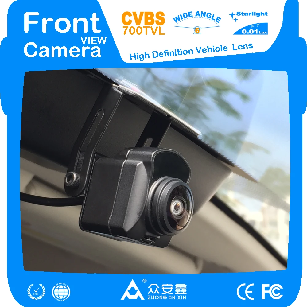 ZhongAnXin CVBS 700TVL Супер низкая-люкс Starlight мини камера для такси автомобиля вид спереди