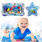 Детский коврик для игры в воду, надувной ПВХ коврик для игры в животик, детский игровой коврик для занятий спортом, игровой центр, водный коврик, Прямая поставка