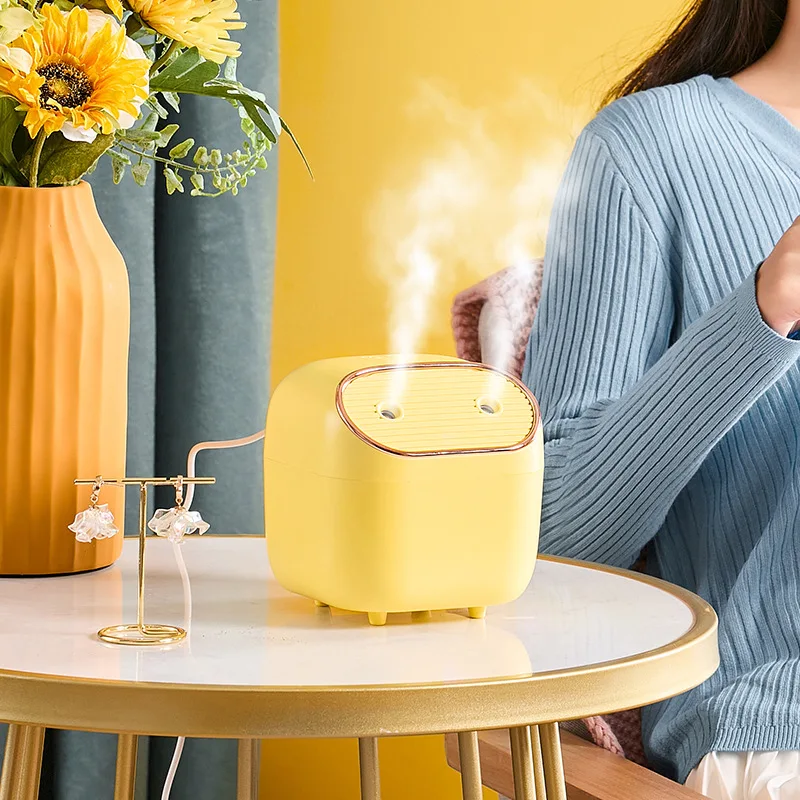 

New small Z double spray humidifier household mute bedroom desktop aromatherapy UVC sterilization timing large-capacity humidifi