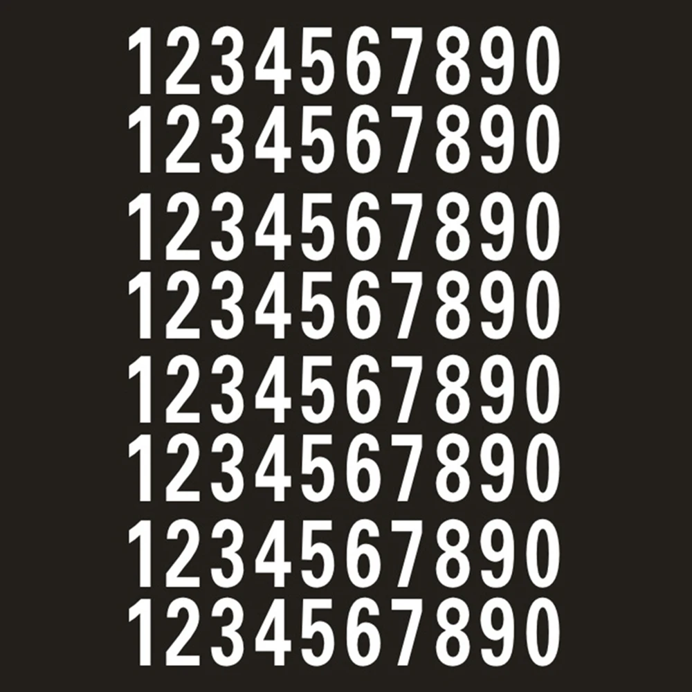 40 штук Светоотражающие почтовый ящик Стикеры Наклейка самоклеющиеся адрес