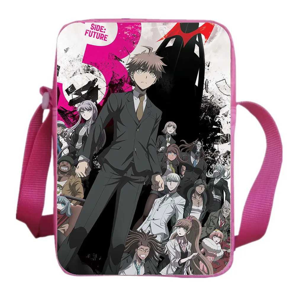 Japan Anime Danganronpa Messenger Bags Casual Schoolbag Cosplay Men Shoulder Bag Women Crossbody Bag Teen Daily Backpacks