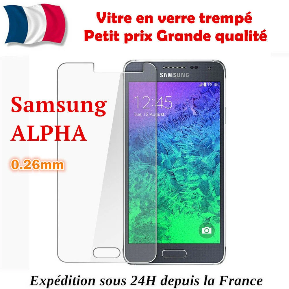 

Vitre de protection en Verre tremp Film protecteur d'cran For Samsung Galaxy Alpha