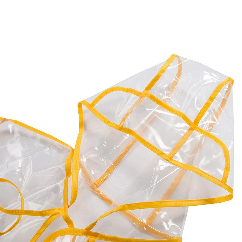 Плащ-дождевик женский виниловый непромокаемый с капюшоном прозрачный Дождевой