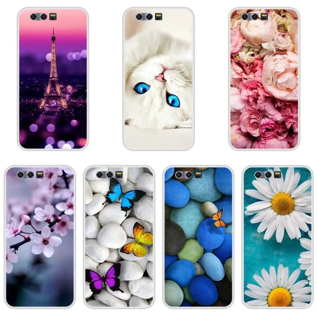 Чехол для телефона huawei Honor 10 9 8 7 Lite Мягкая силиконовая задняя крышка из ТПУ с милым