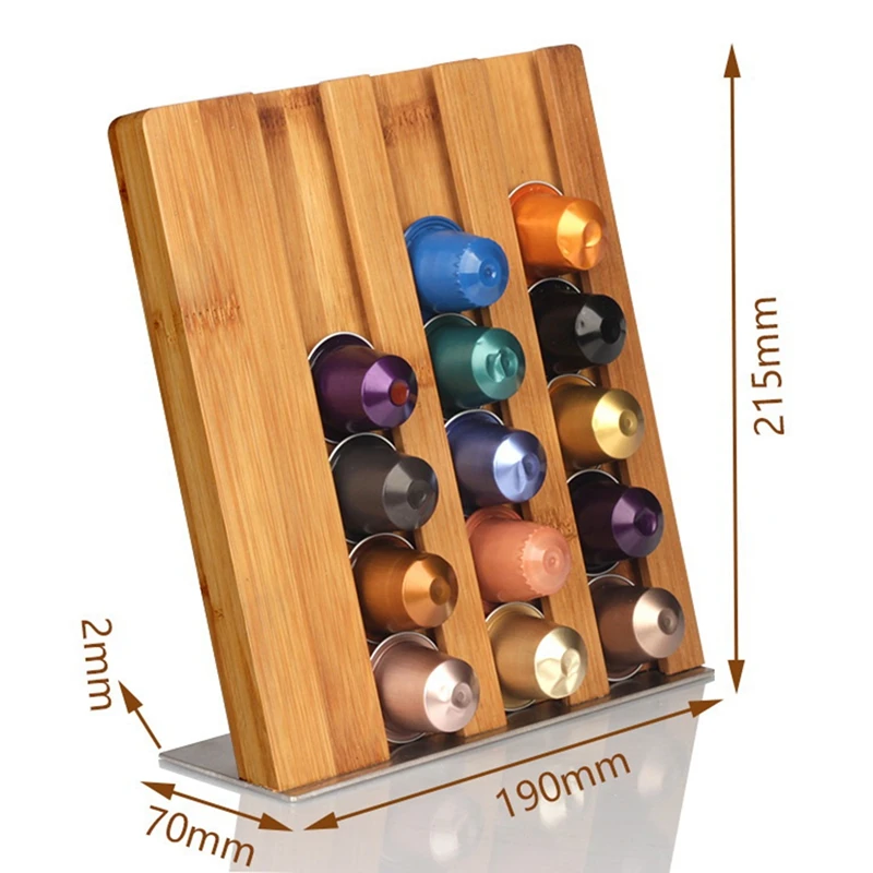 

Coffee Pod Holder - for Nespresso Line Capsules (21 Pod), Storage Drawer Holder & Organizer for Capsules