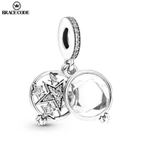 2pcslot starry sky series enlarged star two in one rhinestone charm diy bracelet necklace accessories accessory pendant