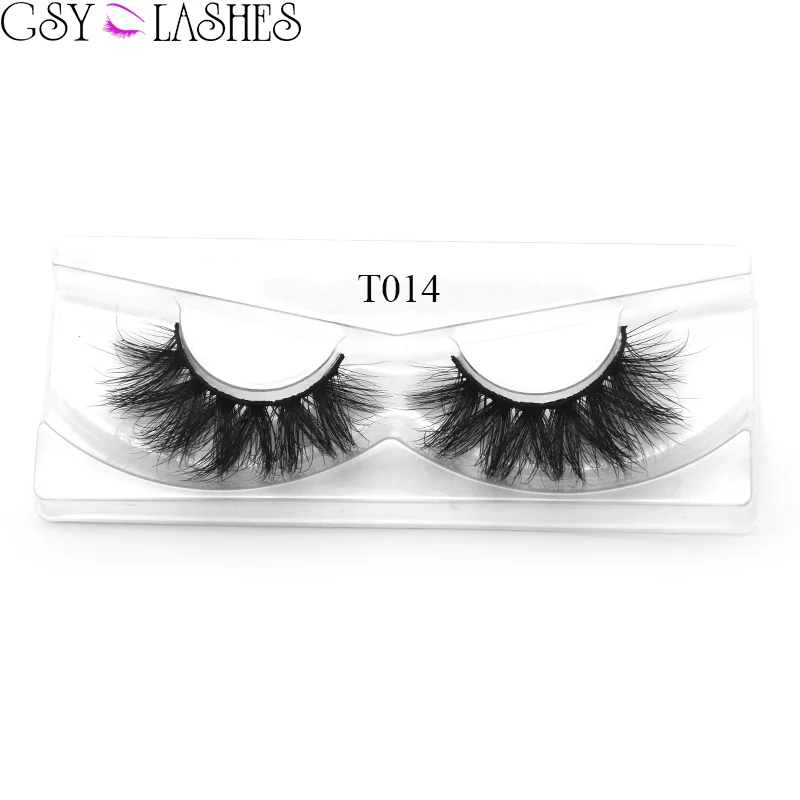 

GSY Mink Lashes, 3D Mink Eyelashes 18mm Natural Lashes for Women Individual Lashes Real Fake Eyelashes Siberian Hand Made(T14)