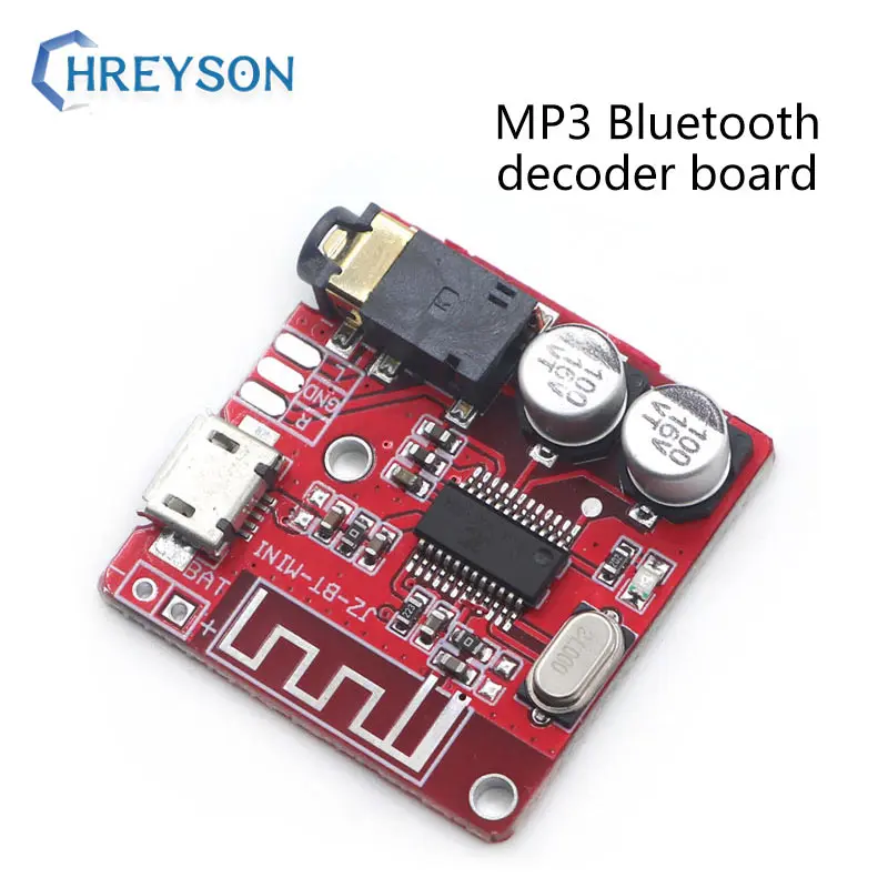 1 шт. DIY Аудио приемник модуль MP3 Bluetooth декодер плата без потерь автомобильный
