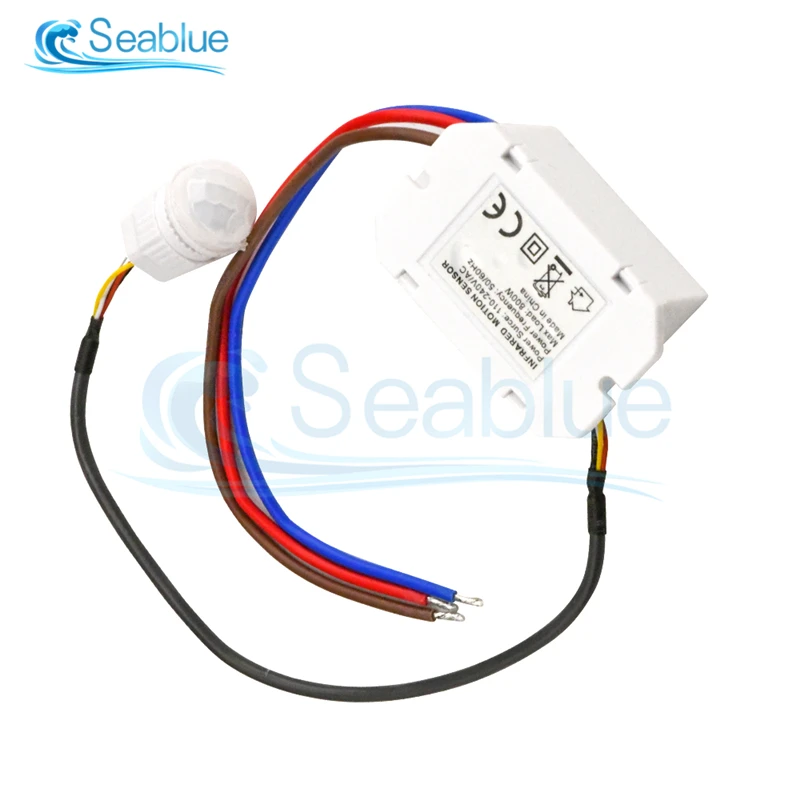 AC 110-220V AC/DC 12V 24V ПИР инфракрасный движения тела Сенсор обнаружения светодиодный