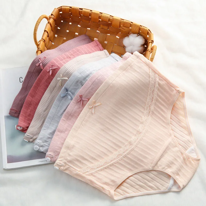

Comfortable Breathable Pregnant Women Underwear Briefs High Waist Postpartum Maternal Panties Sexy Underwear