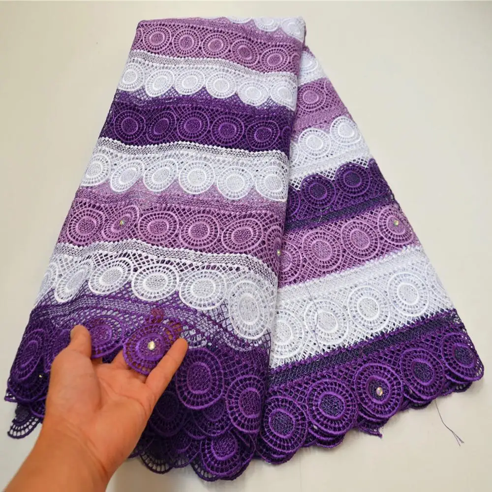 

Beaded Swiss Cord Lace Fabric High Quality Nigerian Lace Fabrics For Wedding Latest African Lace Fabric CHYG1 (14)