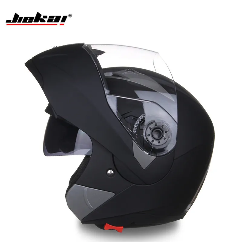 JIEKAI 105 Motorcycle Helmets Flip Up Double Visors Helmet Racing Full Face Moto Casco Motorcycle Helmets Size M L XL 2XL