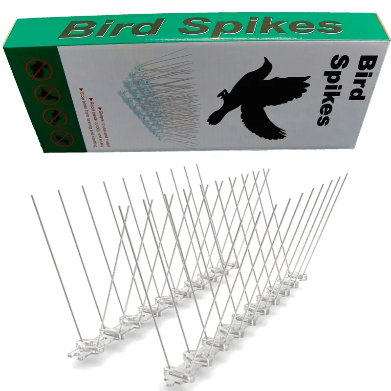 

Hot Sale 25 cm Anti-bird Anti-theft Needle Stainless Steel Outdoor Orchard Bird Repellent Pigeon Nail Safe Durable Easy Install