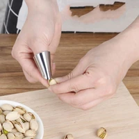 kitchen finger hand protector guard stainless steel chop shell bean nut tool