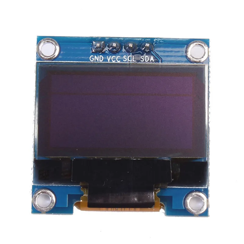 0 96 дюймовый синий oled-дисплей модуль IIC Серийный 128X64 I2C SSD1306 12864 плата с ЖК-экраном GND