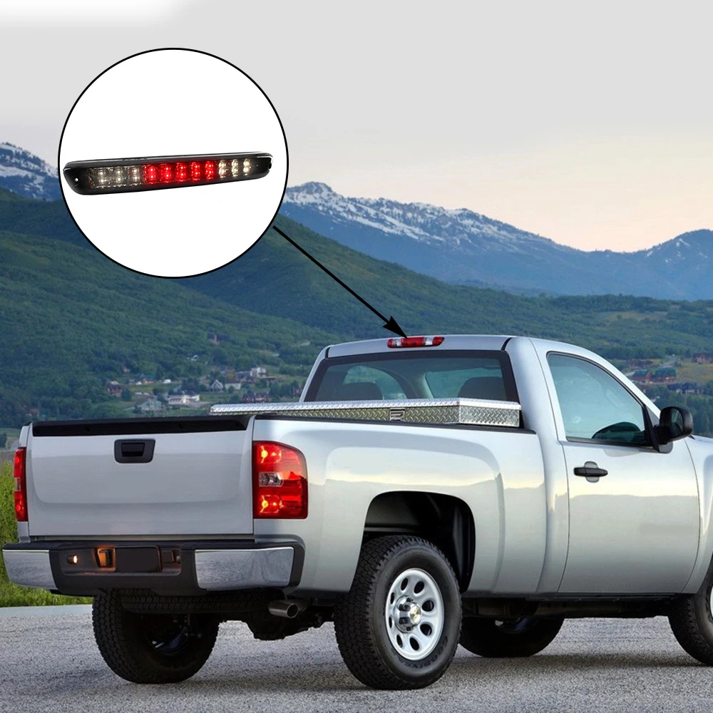 COOYIDOM для 04 12 Chevy Colorado GMC Canyon Smoke Len светодиодный задний фонарь кабины 3 го тормоза