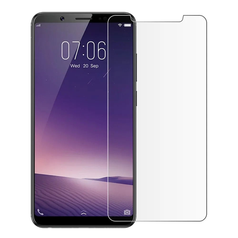 2.5D 9H защитная пленка из закаленного стекла для VIVO V7 Защита экрана Clear HD закаленное
