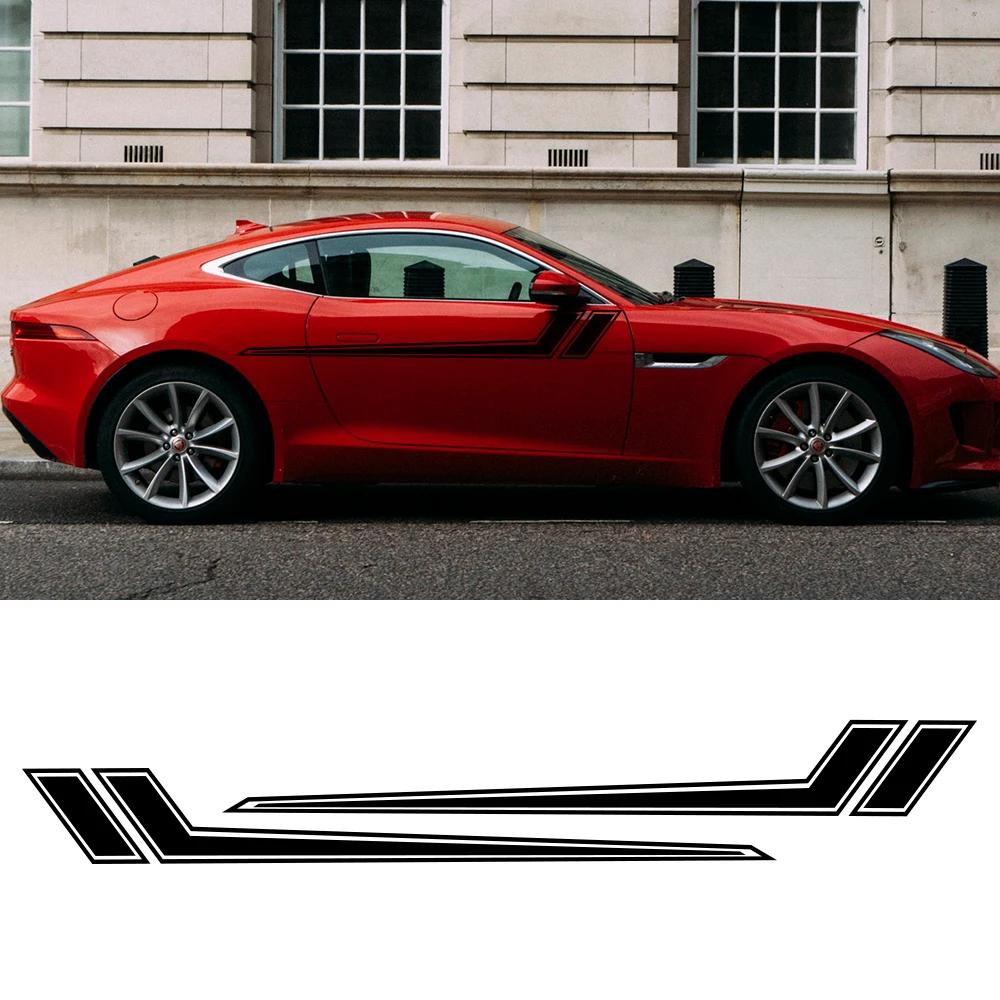 

Универсальная боковая наклейка для кузова автомобиля Volvo Tesla VW Skoda Fabia Octavia A5 A7 Suzuki Swift Автомобильная виниловая пленка наклейки аксессуары