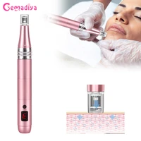 5 level dermapen needles face skin therapy remove scar reduce wrinkles removal device facial care tools lcd derma roller