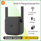 Оригинальный Xiaomi расширитель диапазона Wi-Fi Pro 300 Мбитс Mi усилитель сети расширитель роутер Roteador 2 антенны для беспроводной маршрутизатор Wi-Fi