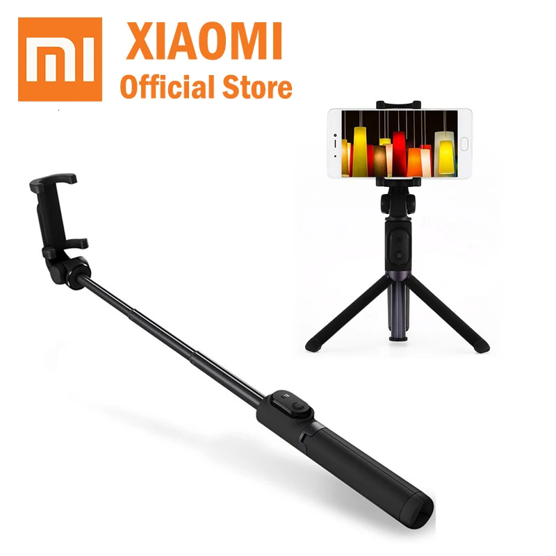 Xiaomi селфи палка штатив складной Bluetooth монопод с беспроводной кнопкой спуска