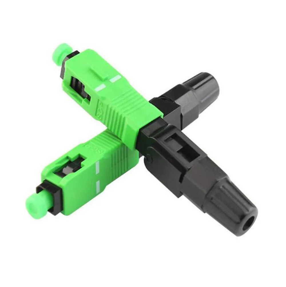 SC UPC волоконно оптический Быстрый Соединитель 100 быстрый соединитель blue Fiber FTTH