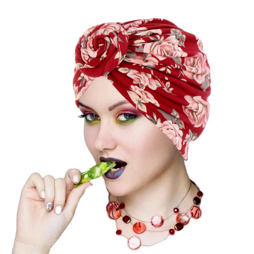 Головной платок женский Helisopus с узором улиток спирального мультиколора, модная мусульманская бонна, готовая к ношению, для дам, которые носят химические шапки.