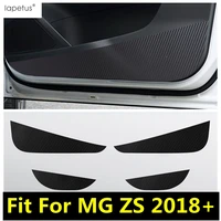 car inner door anti kick pad protection sticker interior decoration side edge film accessories for mg zs 2018 2022