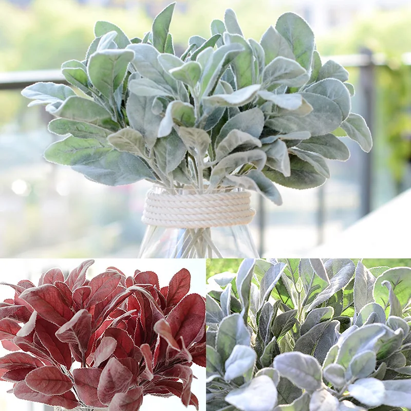 

1PC Garden DIY Artificial Flower Artificial plants Leaf Fashion Home Bouquet Home Decoration New