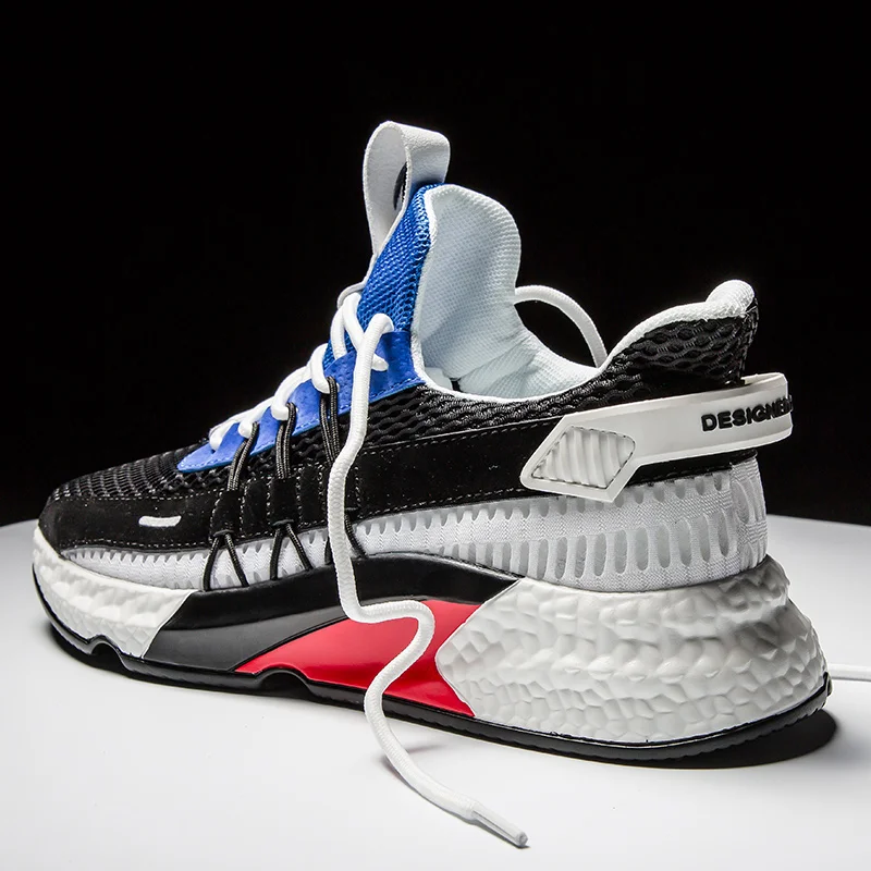 

Summer Mesh Breathable Shoes Men Sneakers Lightweight Fashion Non-Slip Casual Sports Running Shoes