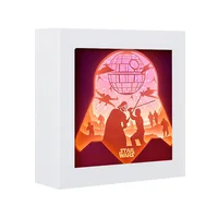 Led Night Light Movie Planet Wars Light Shadow Box Frame Birthday Christmas Gift For Kids Table Lamp Wall Art Decoration Bedroom