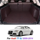 Кожаный коврик для багажника, автомобильный коврик для багажника, напольный коврик для Audi TT 2006-2014