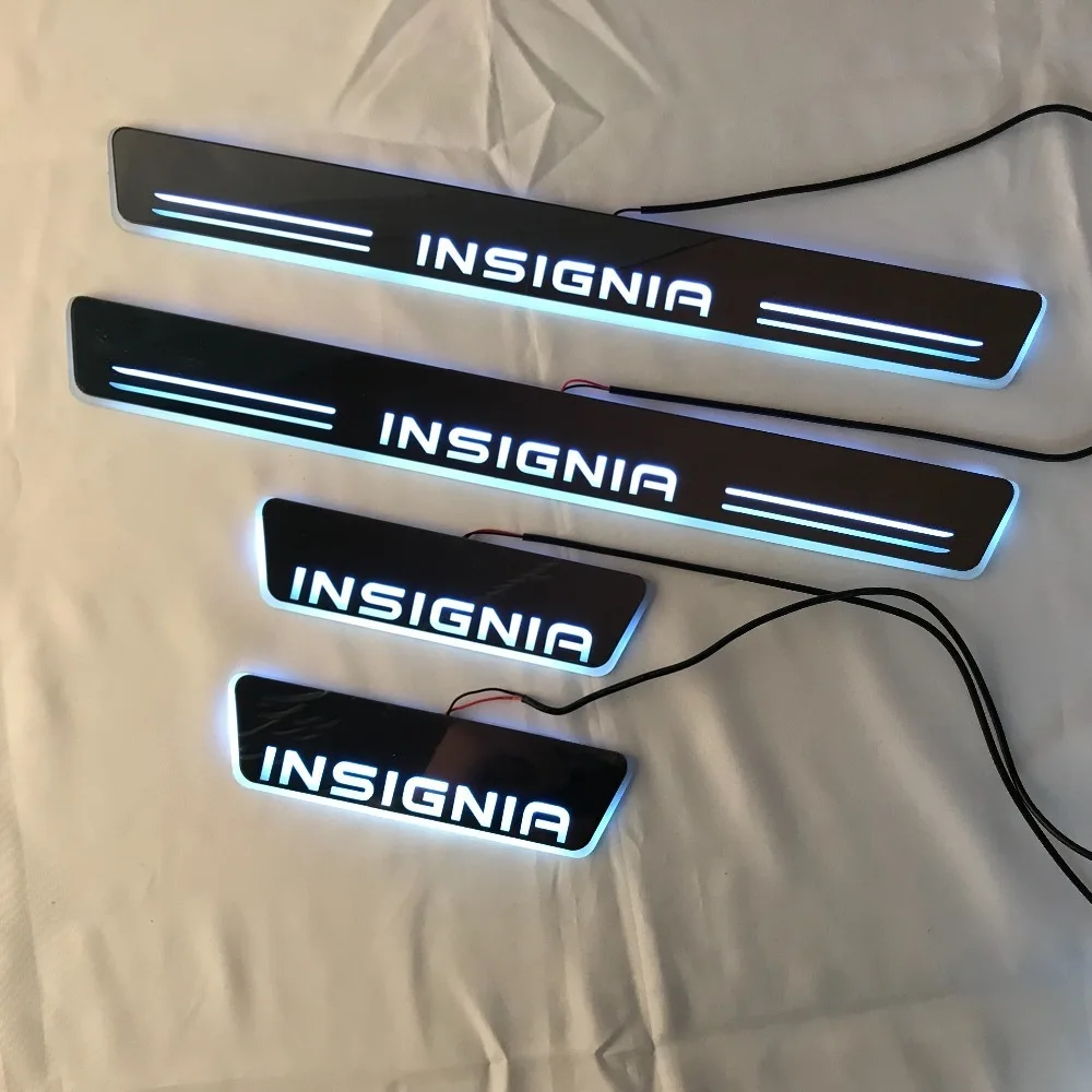 

Бесплатная Экспресс доставка, светодиодные накладки на пороги, декоративные фары, накладки на накладки для Opel insignia