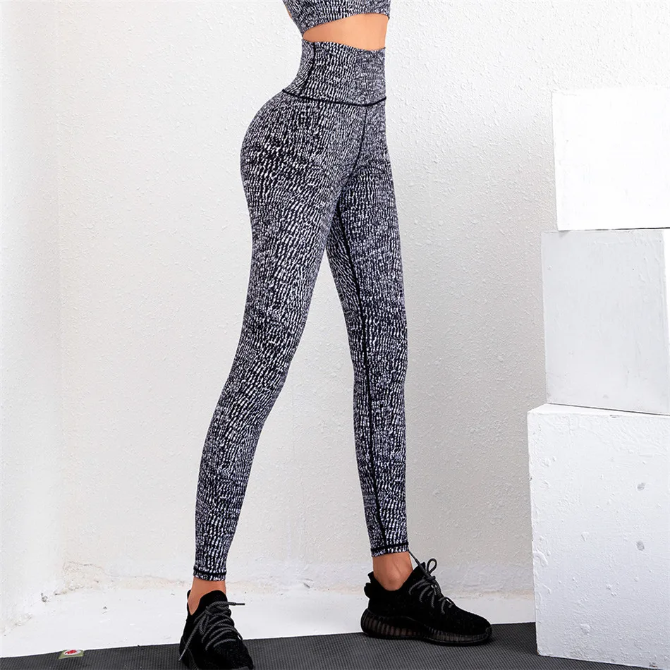 

Melody Women's Sports Pants Seamless Leggings for Fitness Printed Leggings Body Building Tights Running Workout Leggins