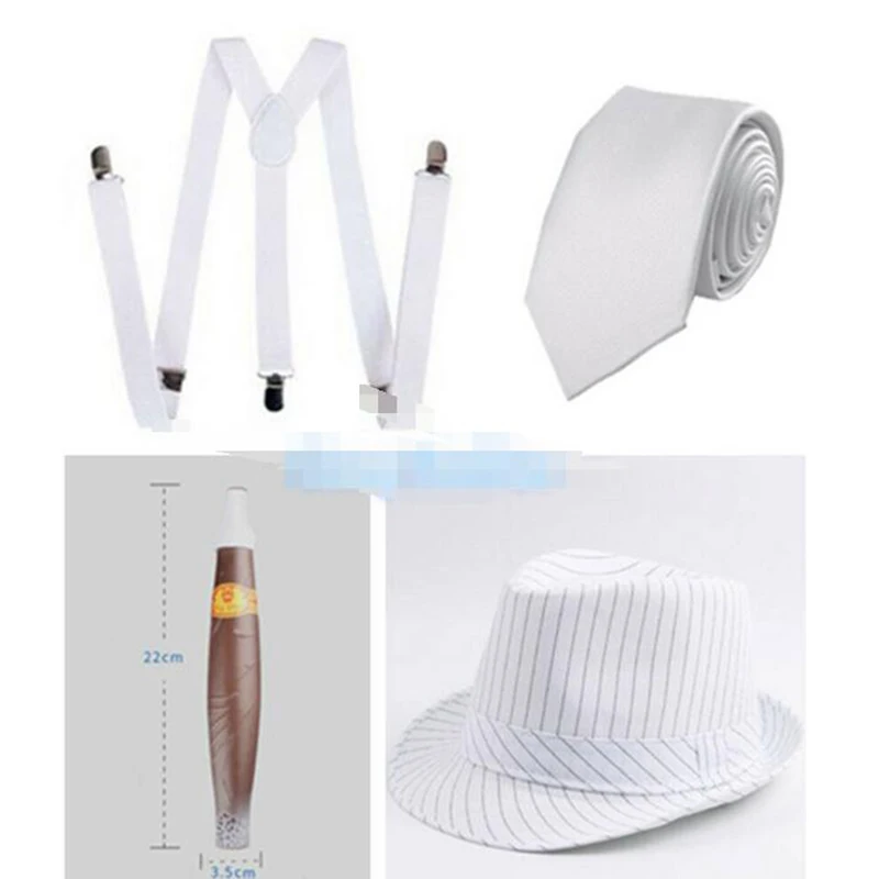 Аксессуар для косплея мужчин и женщин 1920s 20s бриджи галстук сигара Гэтсби