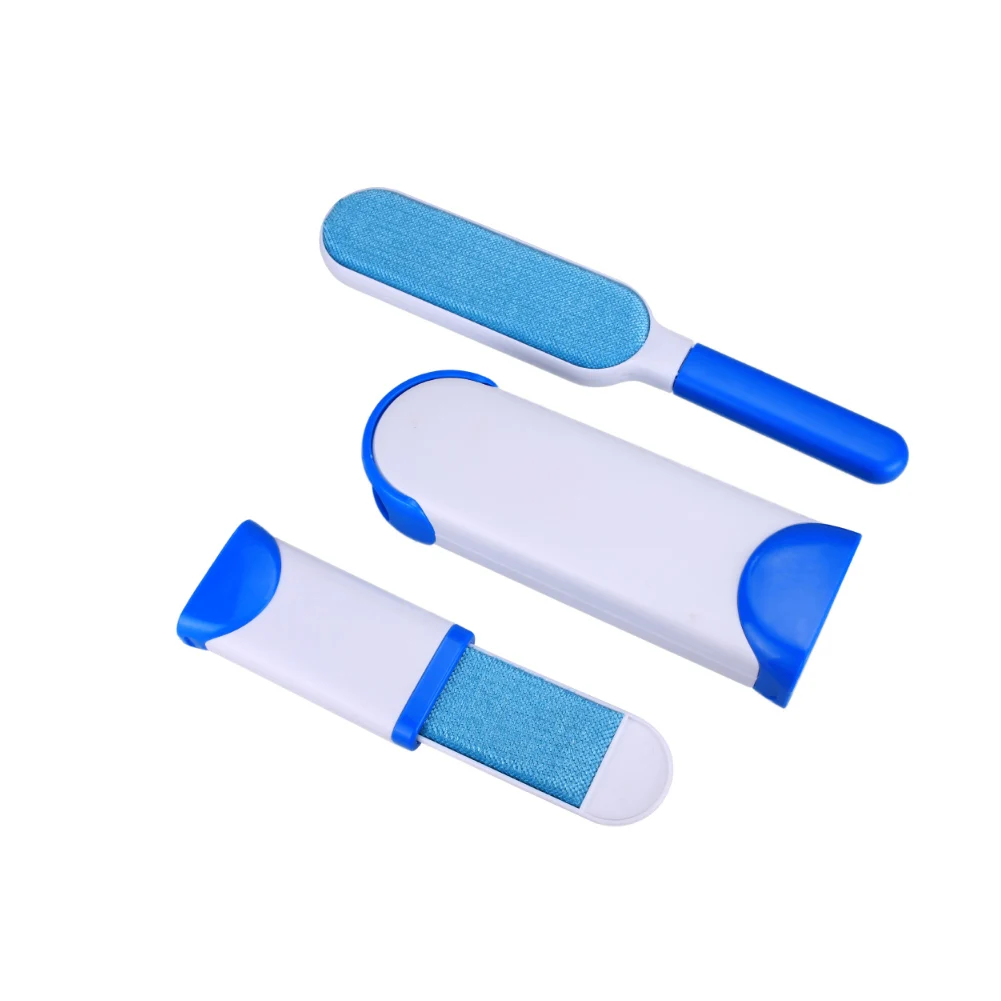 

Pet Dog Cat Hair Brush Reusable Double-Sided Hair Removal Brush Portable Dust Removal Sofa Clothes Cleaning Flannel Brush