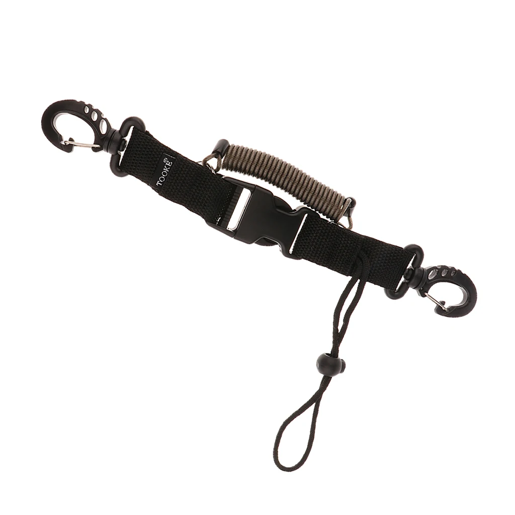 

Heavy Duty Scuba Diving Dive Spring Coil Camera Lanyard Clips Quick Release