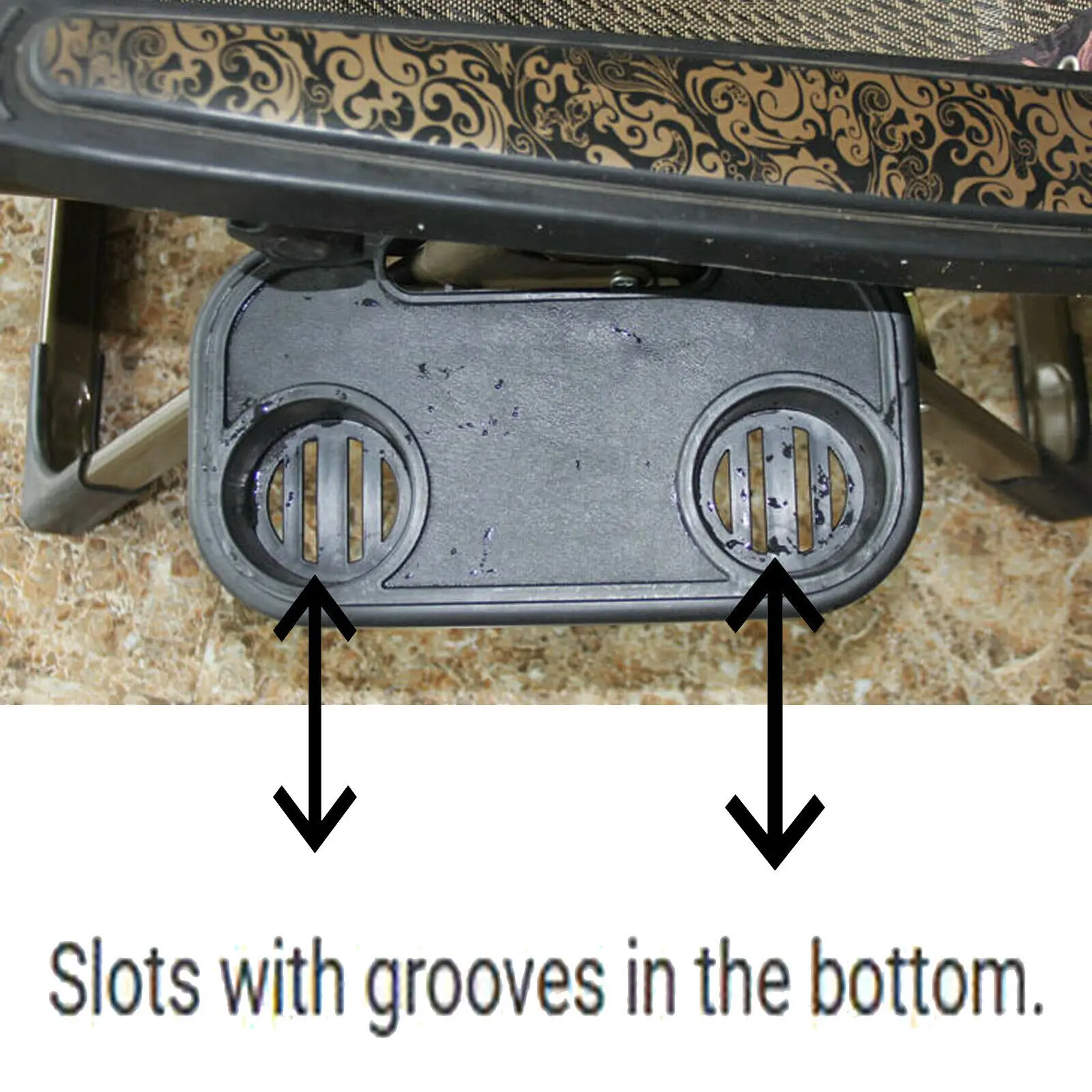 Портативный пристегивающийся стул боковой столик подставка для чашек стол сада