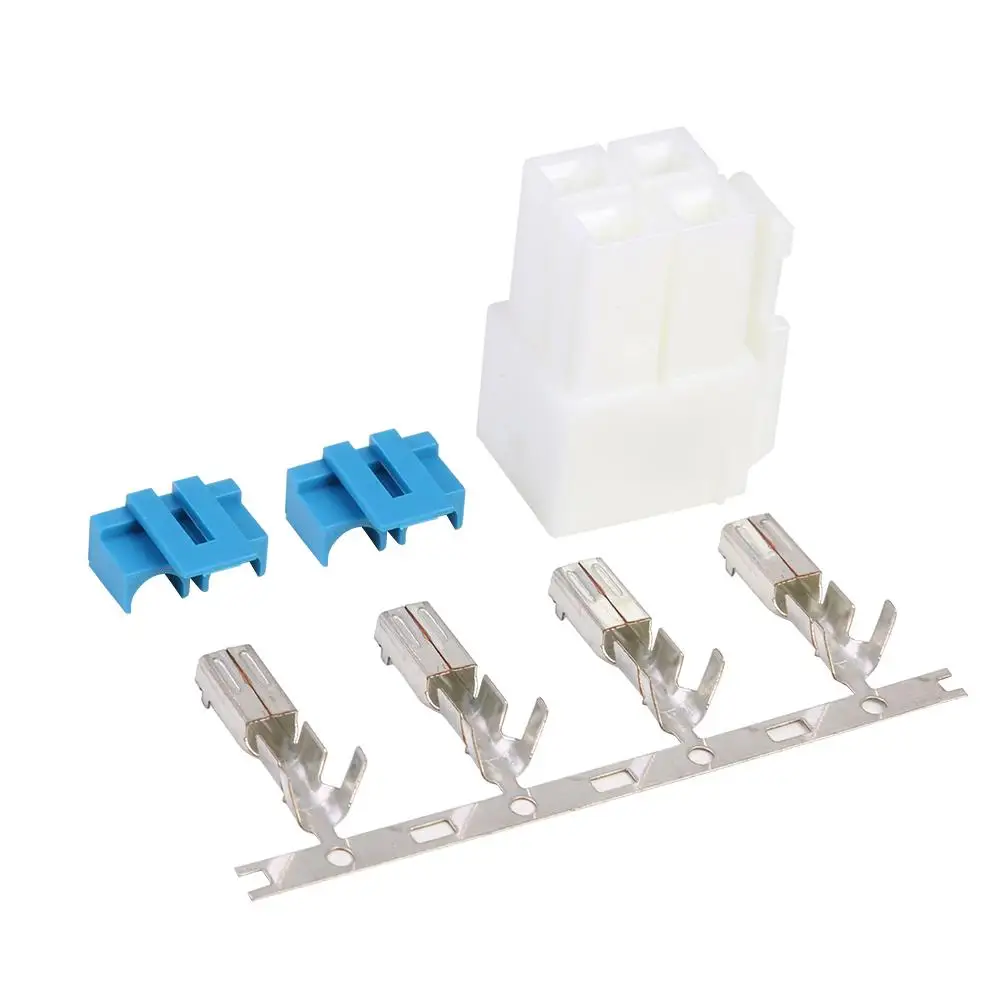 

4-Pin Power Connector Plug For Icom IC-7000 IC-7100 IC-7400 IC-7600 YAESU FT-450 KENWOOD TS-480 Radio DIY Cable Plug