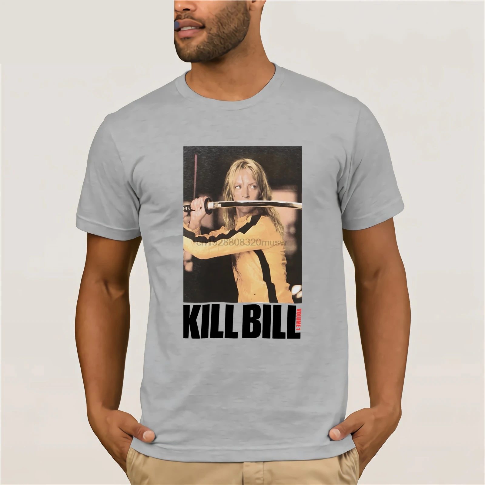 Kill Bill T-Shirt T-shirt shirt brand clothing men casual T-shirt Summer Fashion Street Short Sleeve T-Shirt