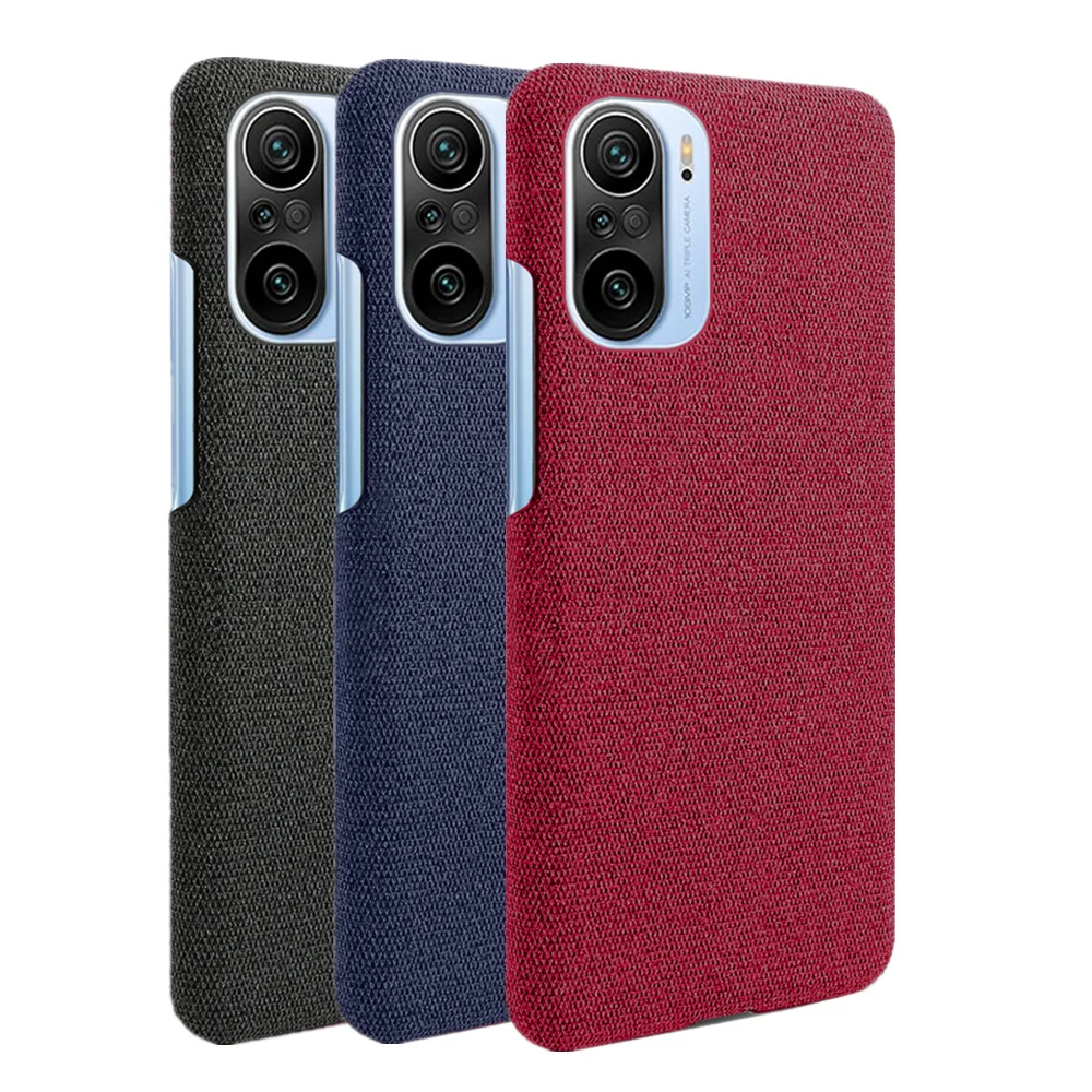 

For Xiaomi POCO F3 Case Soft Premium Fabric and Anti-Slip Grip Cover for xiaomi Redmi K40 Pro K40Pro phone shell Coque poko f3