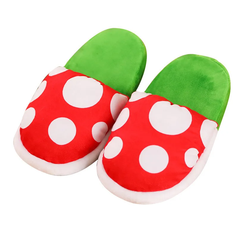 

Cartoonfall Winter Cotton Slippers Female Couple Funny Anime Peripheral Home Slipper Shoes Large Size non-slip Thickened warmth