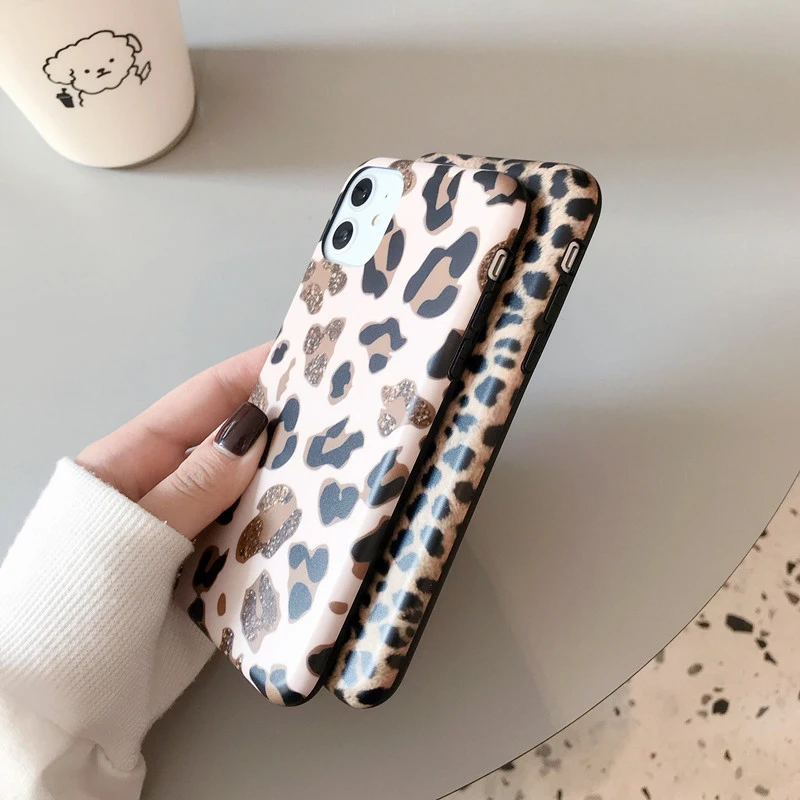ORYKSZ для iphone 11 Pro Max X XS XR XS MAX чехол Роскошный Леопардовый принт силиконовый мягкий чехол s для iphone X 6S 6 7 8 Plus задняя крышка