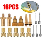 16 шт.компл. прочный фотоэлемент, фотоэлемент клапана для клапана Dunlop, клапан Presta, флэш-клапан