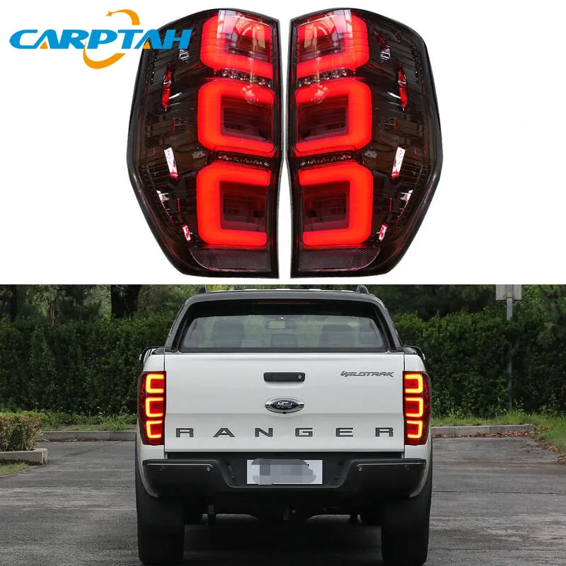

Car Styling Taillight Tail Lights For Ford Ranger T6 T7 T8 2012 - 2018 Rear Lamp DRL + Turn Signal + Reverse + Brake LED Lights