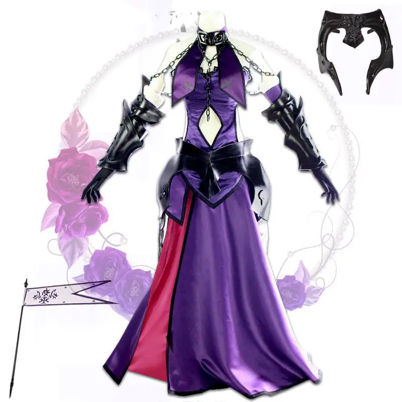 

Coshome Fate Grand Order Jeanne d'arc (Alter) Cosplay Costume Women Dress for Halloween Party