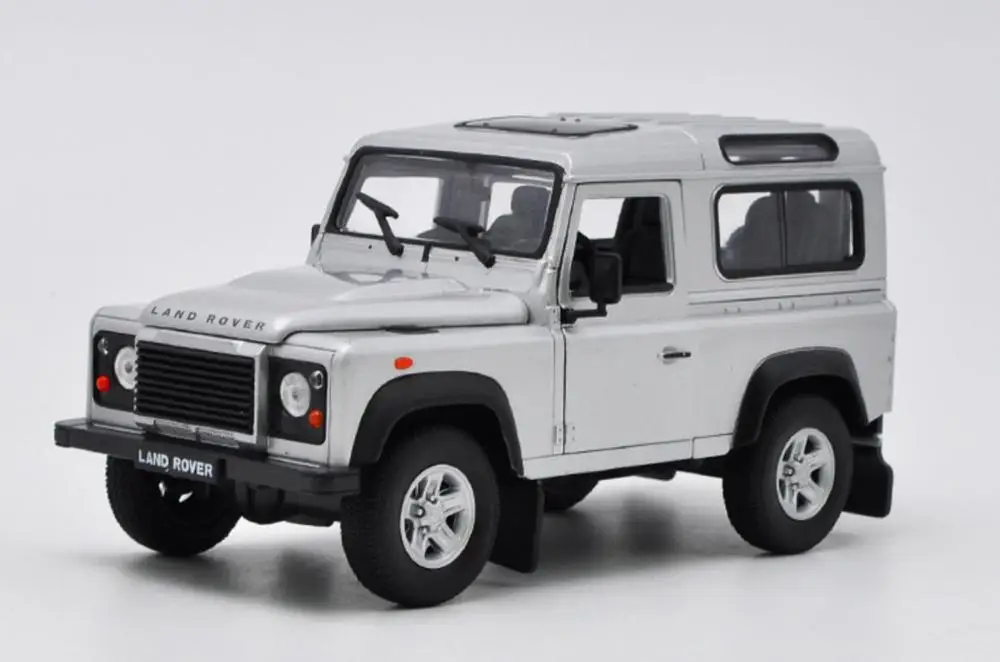 Welly 1/124 1:24 Land Rover Defender внедорожник автомобиль литья под давлением дисплей Модель игрушки на день рождения для детей мальчиков и девочек