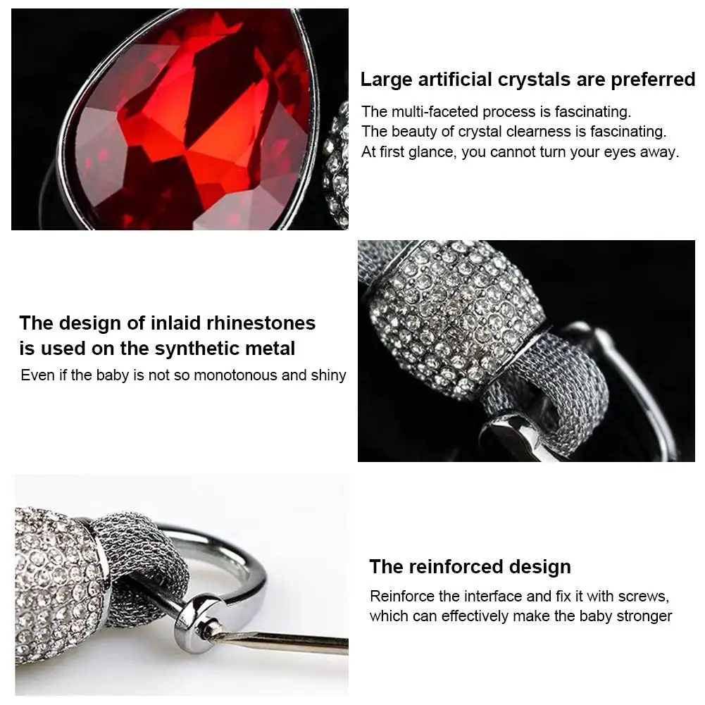 Ашины воды брелок капля для ключей инновационные искусственные хрустальные